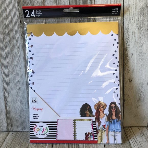The Happy Planner Other - Rongrong Happy Planner Filler Paper Accessories Office Supplies Classic Size